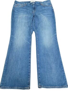 GAP 1969 Women's Light Blue Wide-Leg Flare Jeans (Size:33 Or 16)